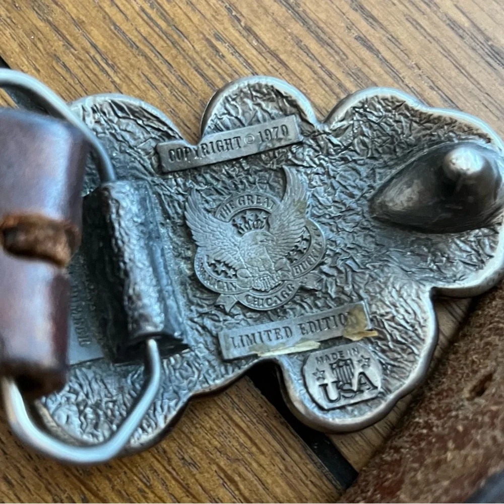 Limited Edition Leather USA Coin Belt